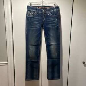 Rock Revival Tori Straight Jeans Size 28
